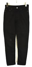 Acne Studios Bla Konst South Stay Black Jeans Donna W26/L32 Stretch Zip Fly
