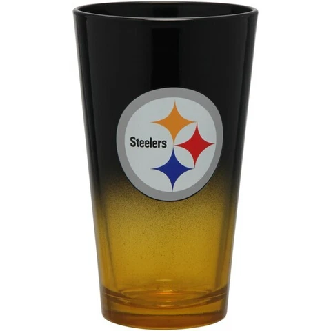 Pittsburgh Steelers NFL Ombre Pint Glass Cover