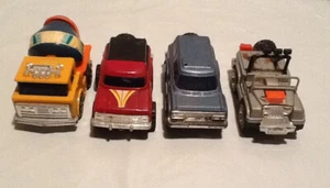 Arco Industries Ltd Friction Drive Diecast Cars Lot X3 + 1 USED Parts Only - Picture 1 of 5