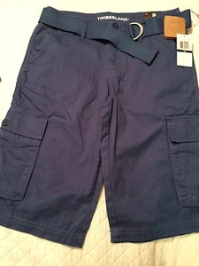 Walking Shorts Timberland Boys Sz 18 Slate Blue - Picture 1 of 4
