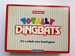 Totally Dingbats Board Game Waddingtons 1990 Vintage 10+ Complete - Picture 1 of 9