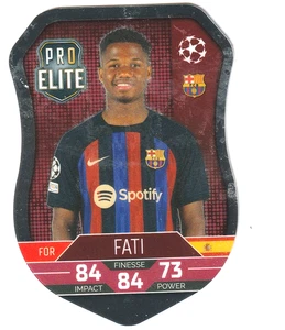 Ansu Fati Barcelona  Match Attax 22/23 Pro Elite Shield Ansu Fati SH5 - Picture 1 of 2