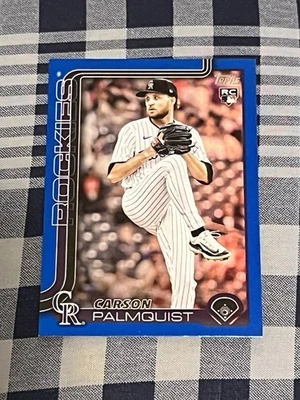 Carson Palmquist [Holo Blue Foil 095/150] #US321 | 2025 Topps Update - Image 1 of 3