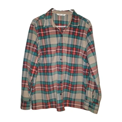 Blusa de lã xadrez vintage Natal férias vermelha verde inverno WM-LG - Imagem 1 de 4