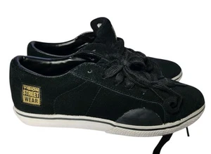Vision Street Wear Suede Low Top Shoes Sneakers Skate Black Size 7.5 Sneaker - Picture 1 of 12
