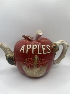 Apples Teapot Vintage - Picture 1 of 7
