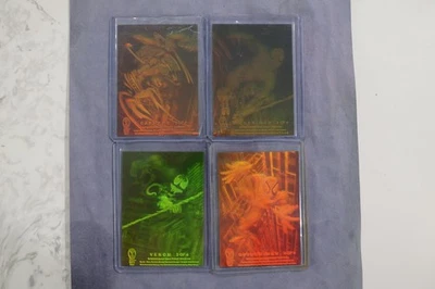 1994 Fleer Ultra Spider-Man 4 Card Hologram Chase Insert Complete Set 1st - Image 1 of 4