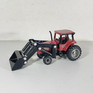 Ertl Case International 7220 Traktor mit Lader rot Ackerschlepper 1/64 - Bild 1 von 8
