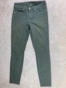 American Apparel Size 25 Womens Jeans Skinny Stretch Mid Rise Medium Wash - Picture 1 of 4