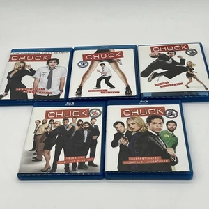 Chuck Complete Series Blu-Ray Box Set Action Show Seasons 1-5 Fast Free Ship!!! - Bild 1 von 4