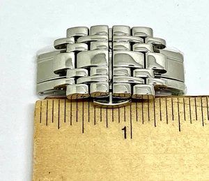 Bulova Men's Watch 96D145 Quadra Modern Replacement Clasp 20mm Silver Tone - Picture 1 of 8