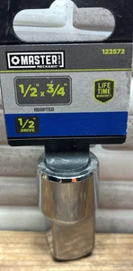 Master Mechanic 1/2 Zoll auf 3/4 Zoll Steckschlüssel-Adapter, 122572, neu, kostenloser US-Versand - Bild 1 von 6