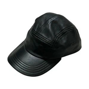 188 Hender Scheme leather jet cap cow leather " water proof jet cap " black - Picture 1 of 20