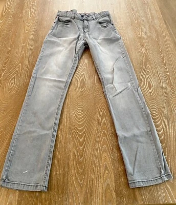 Tommy Hilfiger Boys Rebel Skinny Jeans Light Gray Adjustable Waist Size 18 - Image 1 of 4