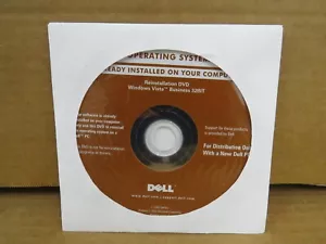 Dell 0UN023 Reinstallation DVD WIN VISTA Business 32Bit No COA + RAM - Picture 1 of 2