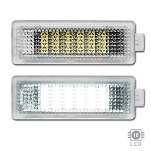 2x LED Innenraum Fussraum Einstieg Kofferraum Handschuhfach Beleuchtung BMW MINI - Bild 1 von 4
