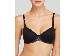 Nuevo sin etiquetas sujetador de espuma de alambre negro Chantelle 38B 2145 - Imagen 1 de 1