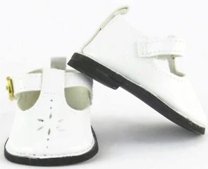 White Mary Jane Shoes for 18 inch Doll Clothes Girl - Picture 1 of 2