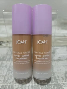 2X Joah Crystal Glow Peptide-Infused Foundation + Primer - Tan - TW050 - Picture 1 of 5