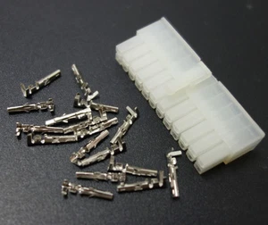 2pcs 24 Pin 24P Male ATX PSU Computer Power Supply Connector Terminal Pins New - Picture 1 of 2