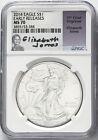 2014 SILVER EAGLE EARLY RELEASES NGC MS70 ELIZABETH JONES HAND SIGNED WHITE