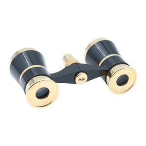 TCM Theater Glass Opera Glasses Binoculars Black Gold - Picture 1 of 5