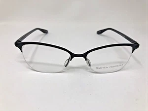 BARTON PERREIRA EYEGLASSES TITANIUM BKS LILA JANE 51-16-135 HALF RIMLESS H364 - Picture 1 of 8