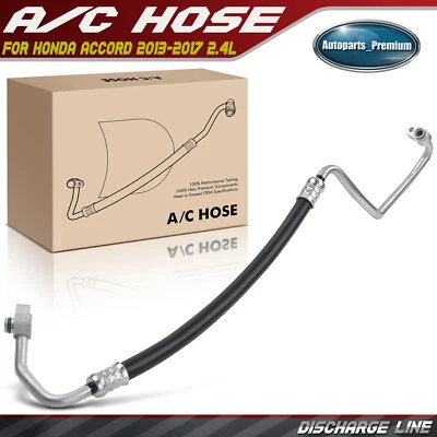 A/C Refrigerant Hose for Honda Accord 2013-2017 L4 2.4L Compressor to Condenser - Image 1 of 4