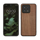 Holz Schutzhülle für Xiaomi 13 5G Hardcase TPU Bumper Walnussholz Hülle