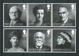 GRAN BRETAÑA 2016 HUMANITARIOS BRITÁNICOS SIN MONTAR COMO NUEVO, MNH - Imagen 1 de 1