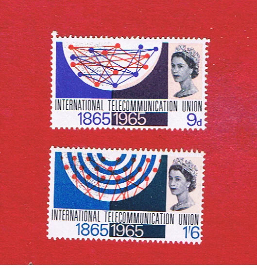 Great Britain #442-443   MNH OG   Telecommunication   Free S/H - Image 1 of 1