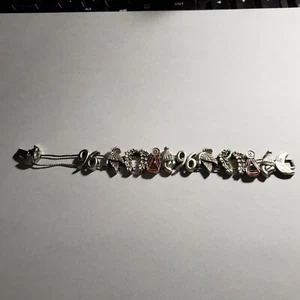 1996 Summer Olympics Bracelet Atlanta GA Charm Slide silver color souvenir - Picture 1 of 7