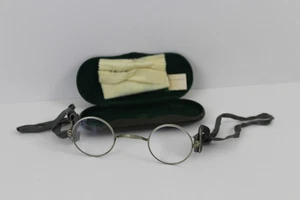 ★ Bundeswehr Gasmaskenbrille ★ Nickelbrille ★ inkl. Etui ★ 70er ★ - Bild 1 von 3