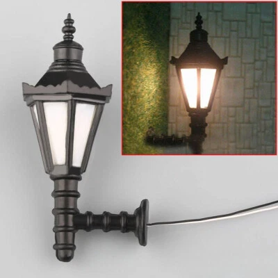 10PC Wall Lamps 1:25 1:18 1:12 Scale Miniatures Lighting Light Sand Table Model - Image 1 of 4