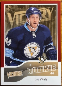2011-12 Upper Deck Victory Red Rookie RC Joe Vitale #243 Pittsburgh Penguins - Picture 1 of 2