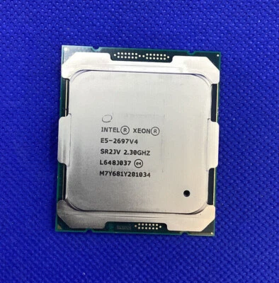 E5-2697V4 INTEL XOEN SR2JV 18 CORE 2.30 GHz 45M 9.6 GT/s 145W PROCESSOR CPU - Image 1 of 2