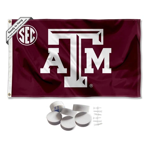Texas A&M Aggies SEC Large Logo Tapestry Banner Cover