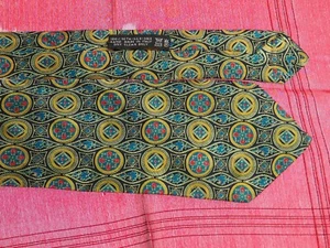 Federigo Atri By Brioni Abstract Silk Necktie L 58 Inch W 3.8 Designer - Picture 1 of 11
