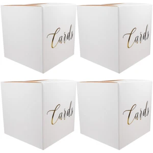 4 Sets Hochzeit Kartenbox Braut Brautjungfer Dekoration Grußboxen - Bild 1 von 12