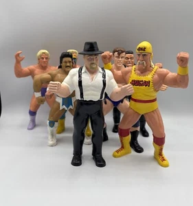 OSFTM WCW Lot Of 7 Vintage Wrestling Figures - Picture 1 of 9