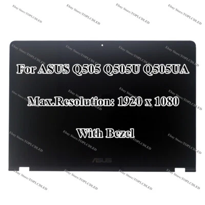 15" ASUS Q505 Q505U Q505UA Q505UA-BI5T9 FHD LCD Touch Screen Digitizer Assembly - Image 1 of 4