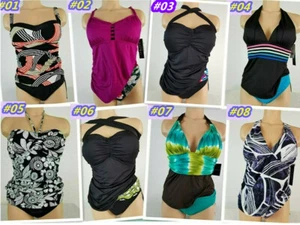 Costume da bagno donna La Blanca 2 pezzi Tankini taglia 6,8,10,12,14,16,38D - Foto 1 di 11