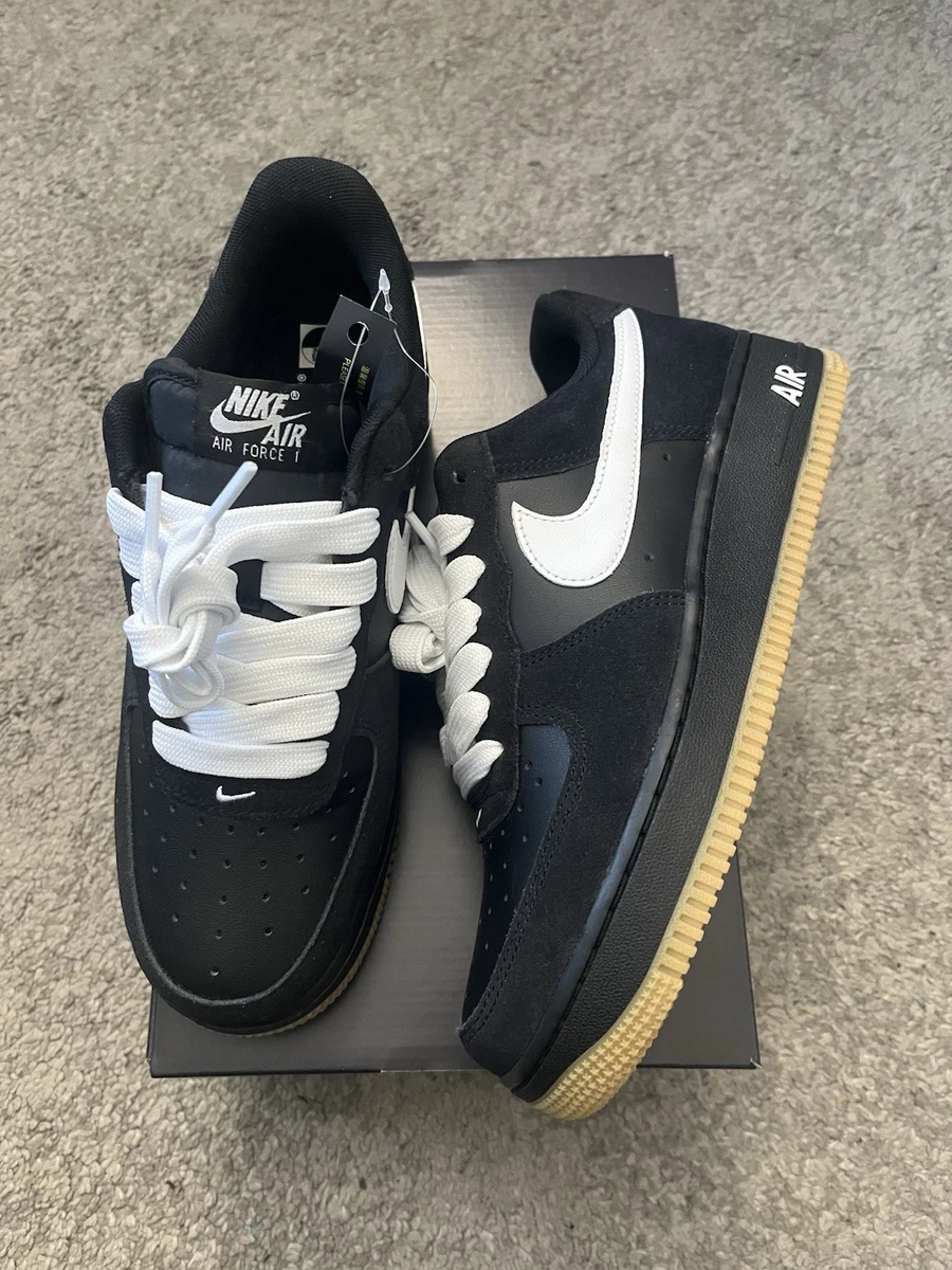 Preços baixos em Nike Air Force 1 Black Gum | eBay