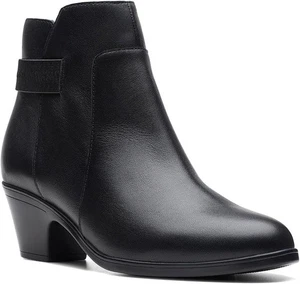 Clarks Women's Emily 2 Holly Ankle Boots 3313 Size 9.5 WIDE - Picture 1 of 6