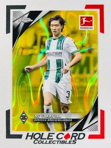 KO ITAKURA 2024-25 Topps Chrome Bundesliga #74 Yellow Lava 31/75 丶 - Picture 1 of 3