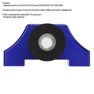 (Blue)Engine Billet Motor Torsion Mount Kit 6061-T6 Aluminum For EG EK - Picture 1 of 12