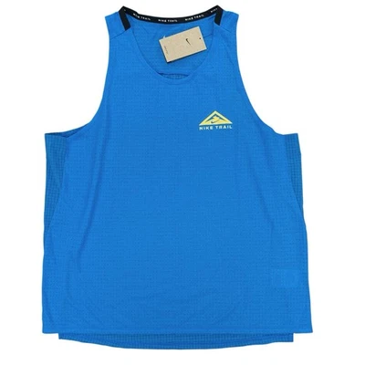 Camiseta sin mangas para correr Nike Trail Dri-FIT para hombre talla XL azul FJ5336-435 Foto 1 de 4