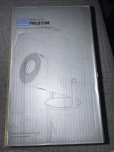 Sainellor AMX100 Mini LED Projektor weiß 270 Rotation max 200" 1080P 4K Smartphone - Bild 1 von 3