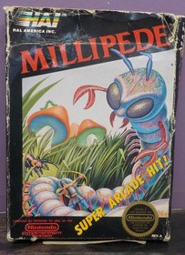 Millipede (Nintendo Entertainment System, 1988) NES Game With Case!