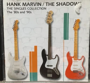 HANK MARVIN/SHADOWS:THE SINGLES COLLECTION THE 80s & 90s UK CRIMSON SUPER GUITAR - Picture 1 of 2